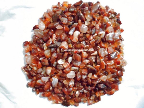 Manufacturers Exporters and Wholesale Suppliers of Red Carnelian Stone Chips Khambhat Gujarat